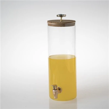 Dispenser Minuman Kaca Jus Jelas untuk Rumah