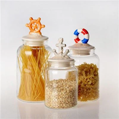 Kosongkan Balang Penyimpanan Bermeterai dengan Penutup