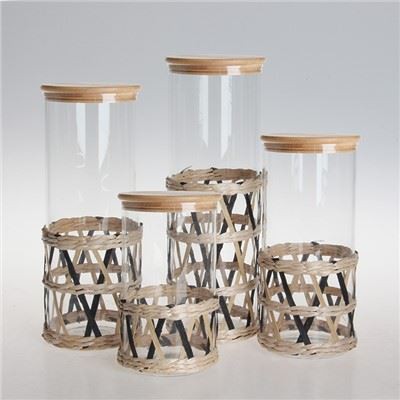 Canister Penyimpan Rempah Kaca