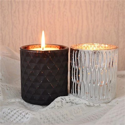 Balang Lilin Kaca Amber