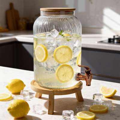 Dispenser Minuman Kaca Berpintal